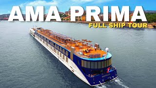 AMA Prima  Full Ship Walkthrough Tour amp Review 4K  AMA Waterways River Cruise [upl. by Leyla]