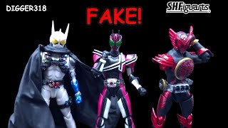 Kamen Rider Eternal Decade OOO Tajador Bootleg S H Figuarts Actino Figure Toy Review 4K [upl. by Ahsieka]