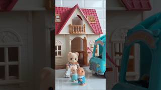 Sylvanian Families Nursery Day animation cute stopmotion toys shorts [upl. by Lacefield]