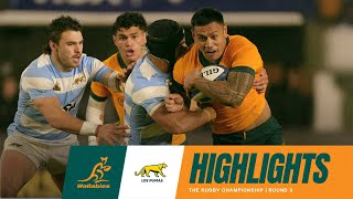 Wallabies v Argentina Highlights  Round 3  TRC 2024 [upl. by Ecirad]