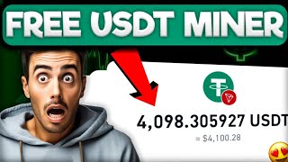 FREE USDT MINING SITE  10 minimum withdraw  no investment [upl. by Sandra]