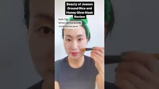 NEW Washoff Mask from Beauty of Joseon Ground Rice and Honey Glow Mask kbeauty koreanskincare [upl. by Goldarina]