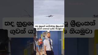 වැඩ්ඩෙක් තමයි 😮🙏srilankanews aviation shrots [upl. by Gaudet]