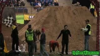 Human Motocross Funny Crashes TheFBombFilmscom [upl. by Ellenar201]