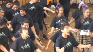 Kawerau Intermediate School Haka at Manukorihi Intermediate [upl. by Anitneuq]