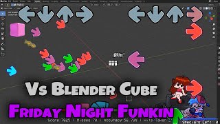 Friday Night Funkin in the Blender HARD  Vs Blender Cube [upl. by Nadeau73]