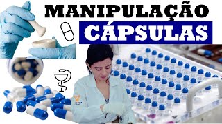 MANIPULAÇÃO DE CÁPSULAS l Técnica de Encapsulamento Farmácia l Aula Prática Cápsulas [upl. by Neelhtak]