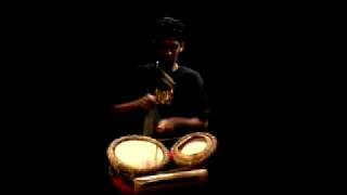 Sri lankan Percussionist Rakitha Thammattam Solo Sri Lankan Drum [upl. by Croix]