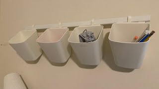 Sunnersta Rail with 4 Hooks and 2 Containers  IKEA [upl. by Seigel662]