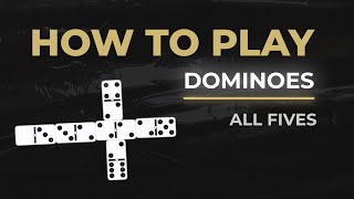 How to play dominoes all fives [upl. by Bohon851]