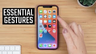 ESSENTIAL IPHONE GESTURES for BEGINNERS [upl. by Marji]