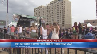 Patriotic Festival in Virginia Beach canceled for 2021 [upl. by Naedan]