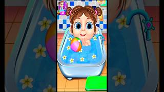 Baby girl bathing 🧼🧼🧼🧼🧼🧼🧼🧼 [upl. by Eduard398]