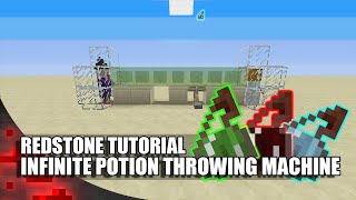 Minecraft Infinite Potion Throwing Machine [upl. by Sarah306]