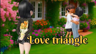 Love triangle 💕  zepeto love story [upl. by Ashil]