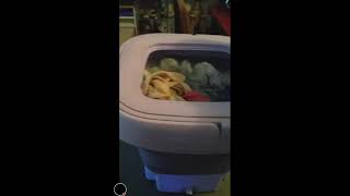 Portable Washing Machine Easy to wash take 2 Jbem Vlog is live [upl. by Nemaj]