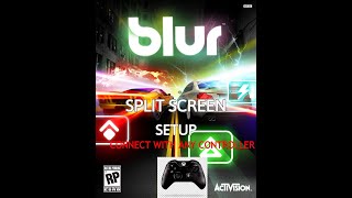 Blur Gameplay PC HD 2 Player Splitscreen  LA River Concrete Basin [upl. by Nosmoht46]