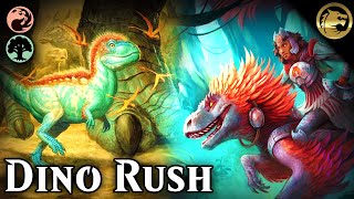 🔥🌳 TOTAL CARNAGE Gruul Dinosaurs  MTG Arena  Standard Deck [upl. by Yovonnda]