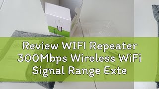 Review WIFI Repeater 300Mbps Wireless WiFi Signal Range Extender Penguat Sinyal 2 Antena STX [upl. by Lyred]