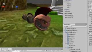 21 Taking bodyparts off your character Unity3d Game Engine tutorial [upl. by Oirasec]