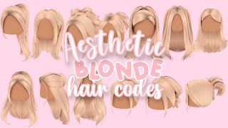 Aesthetic BLONDE Hair Codes For Roblox amp Bloxburg [upl. by Liza]