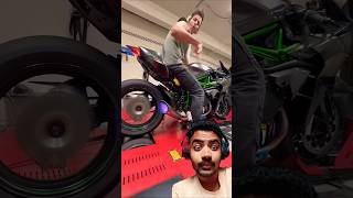 Kawasaki h2r ❤️🔥automobile ninjah2rlover motorbike viralrides [upl. by Alarice]