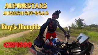 Alpinestars Airtech Offroad airbag Tony’s thoughts [upl. by Irihs]