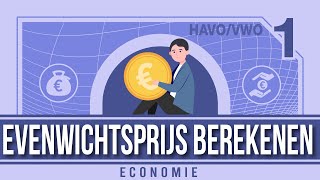 Evenwichtsprijs berekenen [upl. by Sedruol]