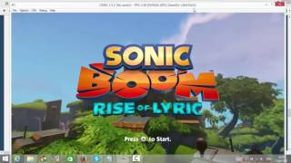 CEMU 152 No Audio Build Sonic Boom Rise of Lyric Ingame Interpreter [upl. by Daveen306]