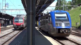 SBB and SNCF railcar [upl. by Nyrak]