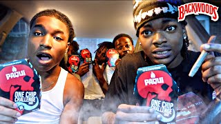 WORLD’S HOTTEST CHIP CHALLENGE WHILE GEEKED… ft RockstarJus [upl. by Norraa]