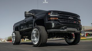 2018 Single Cab Silverado On 26x14 American Force wheels [upl. by Adnamra]