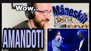 METALHEAD REACTS Måneskin  AMANDOTI LIVE omg [upl. by Gentes]