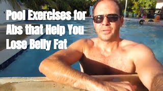 Pool Exercises for Abs and Legs  Water Exercise to Lose Belly Fat [upl. by Nay]