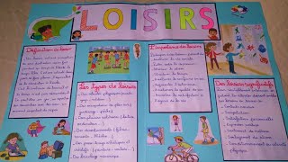 Les loisirs  projet de classe [upl. by Bunce839]