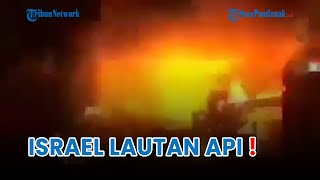 Eilat Lautan Api❗Kota Israel Luluh Lantak Dirudal Houthi Yaman [upl. by Stig]