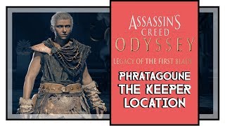 Assassins Creed Odyssey Legacy of the First Blade Phratagoune the Keeper Cultist Location [upl. by Nalrah]