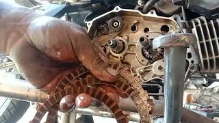 Fi XRM 125 Replace clutch lineng [upl. by Ahcsas]