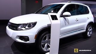 2015 Volkswagen Tiguan 20 TSI 4Motion RLine  Exterior Interior Walkaround  2015 NAIAS [upl. by Naol]