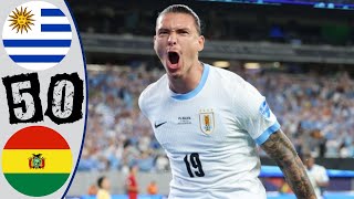 Uruguay vs Bolivia 50 Highlights amp All Goals  Copa America 2024 [upl. by Margareta875]