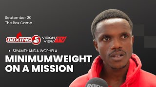 Siyamthanda Wophela ready to face the experienced Thabo Moabi  Boxing 5 Promotions [upl. by Matthia]