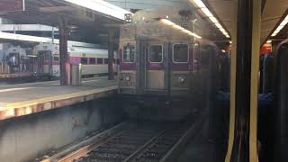 MBTA ProvidenceStoughton Line Full Ride on Train 913 South StationStoughton [upl. by Marita]