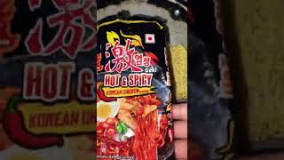 Nissin Geki Hot amp Spicy Noodles Recipe amp Review 🤤🤤 shorts koreannoodles spicynoodles🥵 [upl. by Ragen]