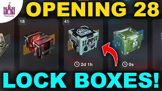 Opening 28 Stellar LOCK BOX CRATES  WoT Blitz [upl. by Jarita226]