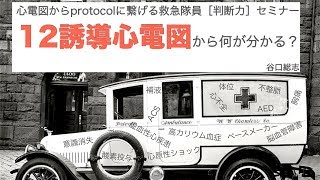 12誘導心電図から何が分かるのか？心電図からprotocolに繋げる救急隊員［判断力］セミナー谷口総志 [upl. by Ainotal]