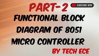 part2 functional block diagram of 8051 microcontroller [upl. by Aihsram300]