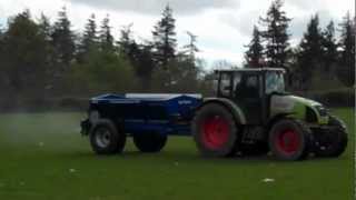 AGRISPREAD AS35 LIME SPREADER SPREADING FERTILISER [upl. by Patrich415]