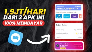 Mau Hasil 19JTHari  Cobain 3 APK Penghasil Dana Ini  Aplikasi Penghasil Saldo Dana 2024 Terbaru [upl. by Gwenneth764]