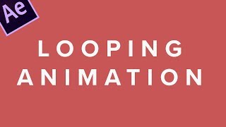 How to loop animation in After Effects  Two Minute Tutorial [upl. by Haimrej]