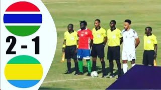 Gambia Vs Gabon 21 All Goals amp Highlights [upl. by Euphemiah169]